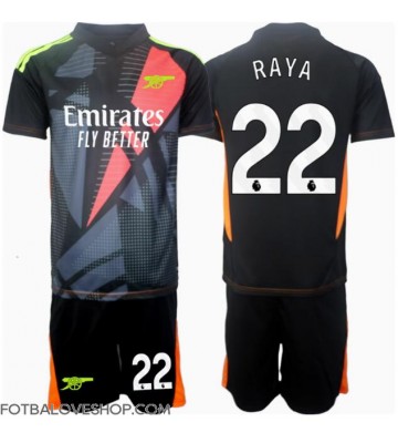 Arsenal David Raya #22 Brankářské Dětské Alternativní Dres 2024-25 Krátký Rukáv (+ trenýrky)